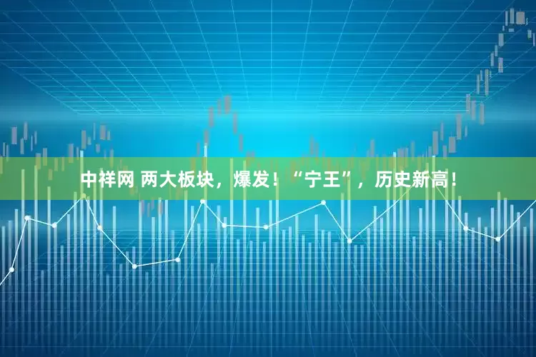 中祥网 两大板块，爆发！“宁王”，历史新高！